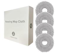 Set di 4 panni rotanti originali per Roborock Qrevo/Qrevo S5V/Qrevo S/Qrevo Pro/Qrevo Master/Qrevo Slim, aspirapolvere robot, pulizia centrifuga, panno in microfibra lavabile