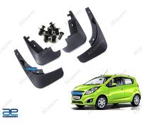 Set Di 4 Para schizzi Nero In PVC Compatibile Con Chevrolet Beat - Posteriore