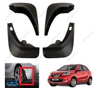 Set di 4 paraspruzzi compatibili con Nissan MICRA 2010 2011 2012 2013 tipo I