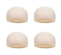 Set di 4 parrucche lunghe color pelle, fascia elastica traspirante con acconciatura aperta, cuffia invisibile, si adatta perfettamente sia ai capelli lunghi che a quelli corti.