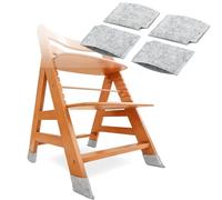 Set di 4 Pattini in Feltro per Sedie Alte, Piedini per Sedia, Accessori compatibili con i modelli Hauck Alpha, Beta e Roba Sit Up; evitano Graffi e Rumore.