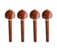 Set di 4 pegs per violoncello in mogano Accordi Pegs Strumenti musicali Ricambi Cello Tuner PEGS Meccanico