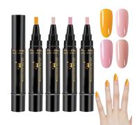 Set di 4 penne in gel per unghie, per manicure, per lo styling in viaggio, appuntamenti, feste e uso quotidiano