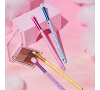 Set di 4 pennelli per trucco occhi a forma di cuore, tra cui Cheer Bear, Funshine Bear, Bear, Share Bear Fibra