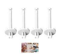Set di 4 perni a bobina per macchina da cucire, supporto per bobina filo cucito compatibile con Toyota RS2000, porta bobina bianca in plastica (6 x 2 cm), pezzi di ricambio per macchine