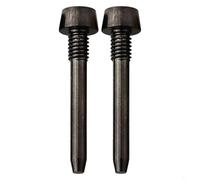 Set di 4 perni di fissaggio per pastiglie freno in lega per bulloni per pinze per moto, compatibili con MT2/4/5/6/8 (nero)