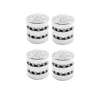 Set di 4 pezzi di decorazione per interni con pomello e pulsante, per interni dell'auto, per personalizzare l'automobile