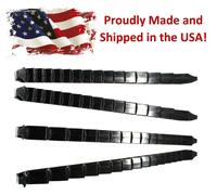 Set Di 4 Pezzi Di Rail Organizer Per Wrench A Basso Profilo In Plastica Nera JSP