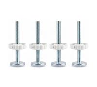 Set di 4 pezzi di ricambio a pressione per cancelli delle scale, M10 x 100 mm, raccordi a pressione per cancelli delle scale, senza trapano, bulloni per cancelli di sicurezza per animali domestici e