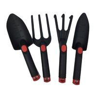 Set Di 4 Pezzi Di Strumenti Multifunzionali Per Giardinaggio Rake Shovel