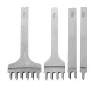 Set di 4 pezzi di utensili per il fai da te in pelle, con fori in pelle da 1/2/4/6, per lavori fai da te e lavori artigianali in pelle, kit di strumenti per allacciatura a diamante (6 mm)