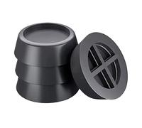 Set Di 4 Pezzi For Lavatrice, Asciugatrice, Ammortizzatore, Base Universale Stabile(Black4pcs)