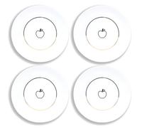 Set Di 4 Piatti In Porcellana Con La Mela Di Biancaneve Da 7"