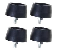 Set di 4 piedini in gomma con hardware di montaggio per stabilità del compressore d'aria e riduzione del rumore in utensili pneumatici cuscinetti ammortizzanti per compressori pesanti