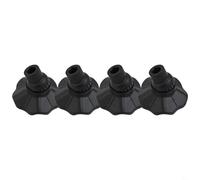 Set di 4 piedini in plastica per sedie pieghevoli da esterno, coperture antiscivolo e resistenti all'usura per evitare che le gambe delle sedie affondino nel terreno (13 mm)