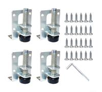 Set di 4 piedini regolabili di livellamento per armadietti e tavoli, con viti e chiave per un forte supporto e stabilità su superfici irregolari (4PCS-L)
