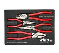 Set di 4 pinze e taglierine con impugnatura classica