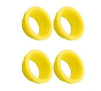 Set di 4 pinze freno per Magura MT5/MT7, coperture decorative in plastica in diversi colori, design semplice per la personalizzazione (giallo)