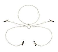 Set di 4 Pinze per Capezzoli con Collana a Catena - Ohmama