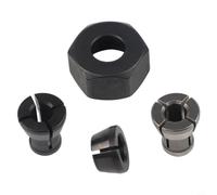 Set di 4 pinze per router da 6 mm, 6,35 mm, 8 mm per RP0900K RT0701C M361 3608B RT0702C RT0700CX2 in acciaio cono di ricambio per utensili elettrici, kit adattatore mandrino per utensili elettrici