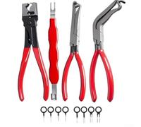 Set di 4 pinze separatrici per connettori elettrici, per uso automobilistico, tra cui sensore di flusso d'aria di massa e rimozione del connettore della bobina di accensione