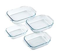 Set di 4 pirofile da forno - PYREX - Vetro - Rettangolari - 27/31/35/39 cm