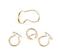 Set di 4 plettri da dito per chitarra a forma di farfalla, plettri per pollice e chitarra