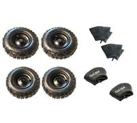 Set Di 4 Pneumatici Completi Per Quad Per Bambini 2x 4.10-6 E 2x 13x5.00-6