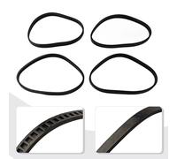 Set di 4 pneumatici per seghe a nastro in gomma per seghe a nastro serie DWM120, DCS374, DW328K, 3128-BDK e 725-9725, 15,2 x 0,5 x 1,3 cm, nero