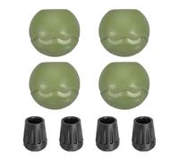 Set di 4 protezioni per gambe della sedia Moon impermeabili piegate multiuso coperture per sgabelli da esterni antiscivolo piedini a sfera da campeggio