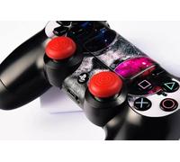 Set di 4 protezioni per joystick compatibile con tutti i controller per console/G-MOTIONS - Personalizzazione dei tuoi joystick, migliore presa e protezione totale - G Curve rosso