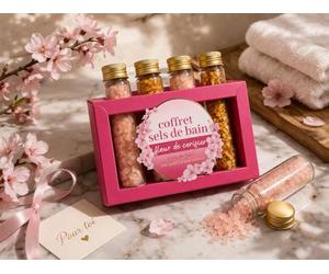 Set di 4 provette Sale da Bagno - Rose Gold Edition
