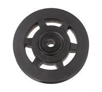 Set di 4 pulegge in nylon da 94 mm di diametro esterno per macchine da palestra a casa con cavi per sollevamento pesi sistemi di carico nero