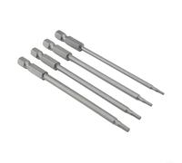 Set di 4 punte magnetiche per cacciavite con codolo esagonale da 1/4", teste da 1 5 2 0 2 5 3 0 mm, compatibili con trapani a cavo e senza fili e driver elettrici (4 pezzi)
