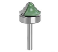 Set di 4 punte per fresa con 14 gambo, perfette per la creazione di intagli in legno e materiali compositi (B)