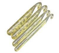 Set Di 4 Pz Di Ferri Da Maglia Trasparenti In ABS Da 12Mm A 20Mm