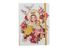 Set di 4 quaderni della Madonna del Carmen per bambini, formato A5, 15 x 3 x 21 cm