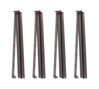 Set di 4 rack Mahjong in America moderna con supporto acrilico trasparente Pusher scorrevole per Home Club Game Night Toolkit