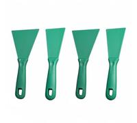 Set di 4 raschietti in plastica, 70 mm/100 mm, raschietto flessibile per pittura a secco e parete, strumento Polyfilla per nastrare, Spackling (GN)