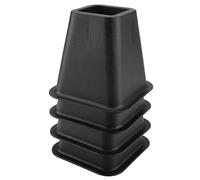 Set di 4 rialzi per mobili neri per tavolo, sedia, scrivania