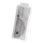 Set di 4 righelli per gonifici, strumenti geometrici da 15 cm, set di righelli in aula, accessori per l'apprendimento, righelli triangolari