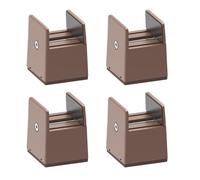 Set di 4 robusti rialzi per letto, 5,1 cm di spessore, estensori per gambe, accessori per scrivania, sedia, divano, soluzione per riporre oggetti sotto il letto, per bagagli