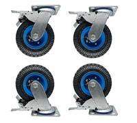 Set Di 4 Rotelle Girevoli Con Freni, Muto Ruote Girevoli for Resistenti