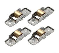 Set di 4 rulli per porte scorrevoli in acciaio inox con funzionamento silenzioso per una funzionalità fluida nel tuo spazio (ruota piatta da 16 mm)