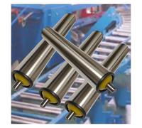 Set di 4 rulli trasportatori in nylon da 40 a 99 cm di lunghezza per Flow LineRoller diametro 1-2,4 pollici e soluzione versatile per la movimentazione dei materiali
