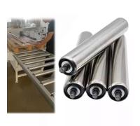 Set di 4 rulli trasportatori industriali resistenti, 2,5 cm di diametro x 100,1 cm di lunghezza, compatibili con telai trasportatori e guide per cinghie da 61/50,8/45,7/40,6/25,4/10,2 cm