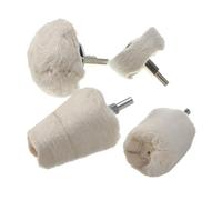 Set di 4 ruote per Buffing Pad lucidanti, per progetti professionali, cromate