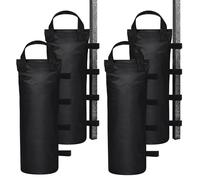 Set di 4 sacchi di sabbia per gazebo, resistenti alle tempeste e impermeabili, per sacchi di sabbia, 4 x 12 kg, per baldacchino pop-up, tende da sole e gazebo