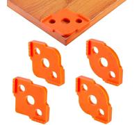 Set di 4 sagome professionali per angoli arrotondati, punte per fresa in ABS, strumenti per la lavorazione del legno per raggio R5 R10 R15 R20 R25 R30 R35 R40
