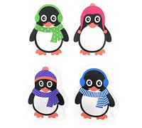 Set di 4 scaldamani a forma di pinguino (ottima idea regalo)